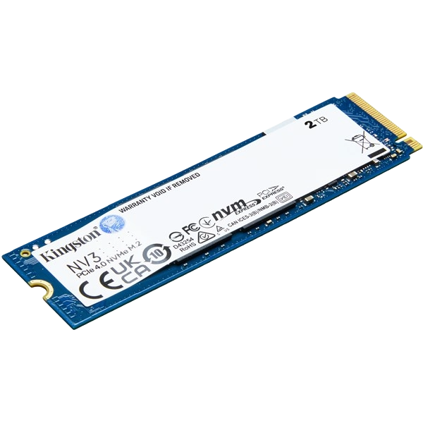 2TB Kingston NV3 M.2-2280 PCIe 4.0 x4 NVMe SSD - SNV3S/2000G | CCL